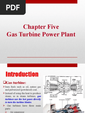 Gas Turbine Power Plant Overview | PDF | Gas Turbine | Jet Engine
