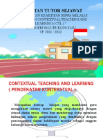 Contextual Teaching and Learning