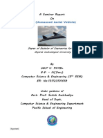 A Seminar Report On: UAV (Unmanned Aerial Vehicle)