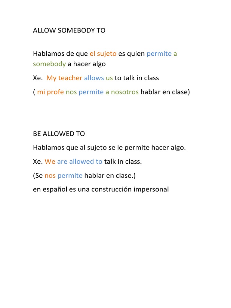 Usos de 