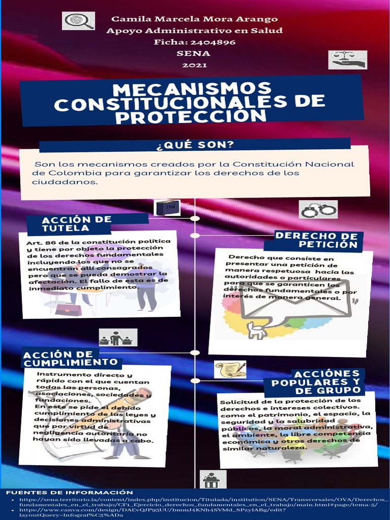 Mecanismos de Protección de Derechos en Colombia | PDF | Ley Pública ...