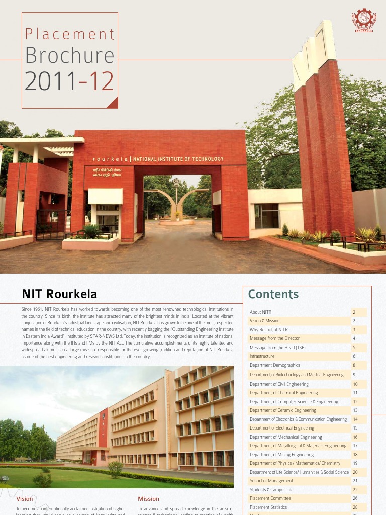 NIT Rourkela Placement Overview 2024 | PDF | Engineering | Biomedical ...