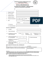 Formulario Sg003 - Titulo Profesional Publicar