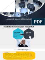 Hambatan dalam Pemberdayaan Masyarakat