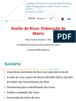 Gestão do Risco: Elaboração de Matriz