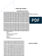 Sopa de Letras de Contaminacion Acustica