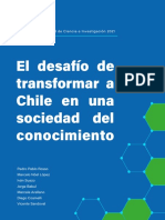 El Desafío de Transformar A Chile en Una Sociedad Del Conocimiento