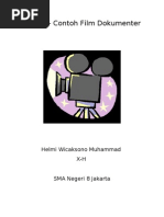 Download Contoh Contoh Film Dokumenter Fixed by Helmi Wm SN54208229 doc pdf