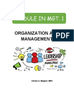 Module in Mgt. 1 Chapter 4 6 Sept. 2021