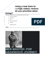 Men Wanted: For Hazardous Journey