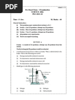 Pre-Board Term - I Examination SCIENCE (086) PB-I-2021-10: General Instructions