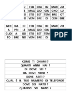 Ricomposizione Mesi e Dati Anagrafici