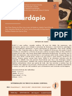 Cardápio - Bioquímica Da Nutrição