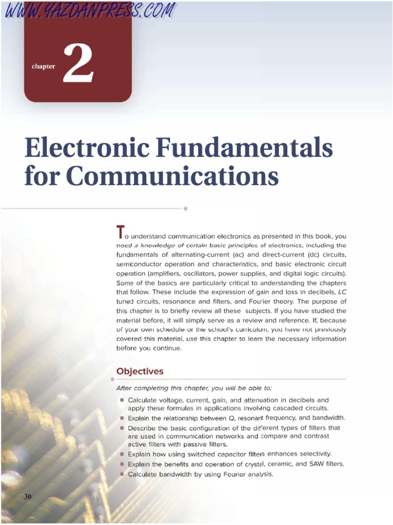 Chapter 2Principles of Electronic Communication Systems 4th