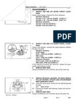 Disassembly: - Input Shaft