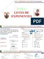 RM Leyes de Exponentes 2do B