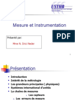 Introduction mesures et instrumentation