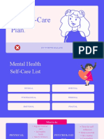 My Self-Care Plan.: by Yvette Malate