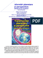 Transformari Planetare Si Perspective: Mesaje de La Fondatori, Editia A 2-A Revizuita Si Adaugita (Editura Proxima Mundi)