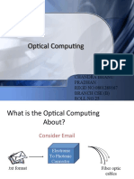 Optical Computing Optical Computing
