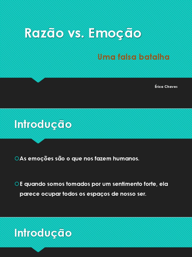Razao e Emocao PDF | PDF | Carreira e Crescimento | Autoajuda