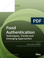 Food Authentication Techniques Trends and Emerging Approaches - Raúl González Domínguez