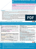 Covid Et Education Directives de Réponse DDC