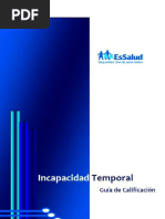 Guía sobre el CITT de EsSalud | PDF | Derecho laboral | Seguro