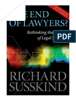 The End of Lawyers? : Rethinking the nature of legal services - Richard Susskind Obe