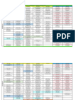 12 October - TIMETABLE - Fall 2020 (Online Classes)