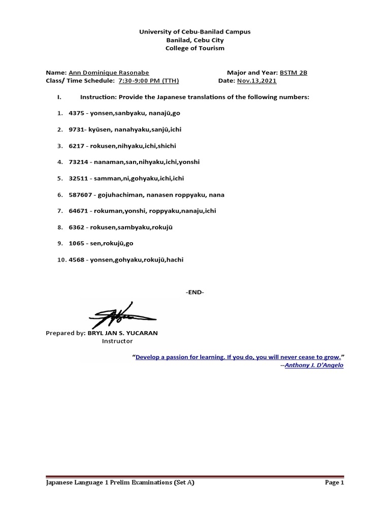 SemiFinals - Jap 2 | PDF | Foreign Language Studies