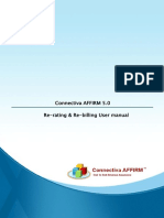 Connectiva AFFIRM (TM) Re-Rating and Re-Billing User Manual