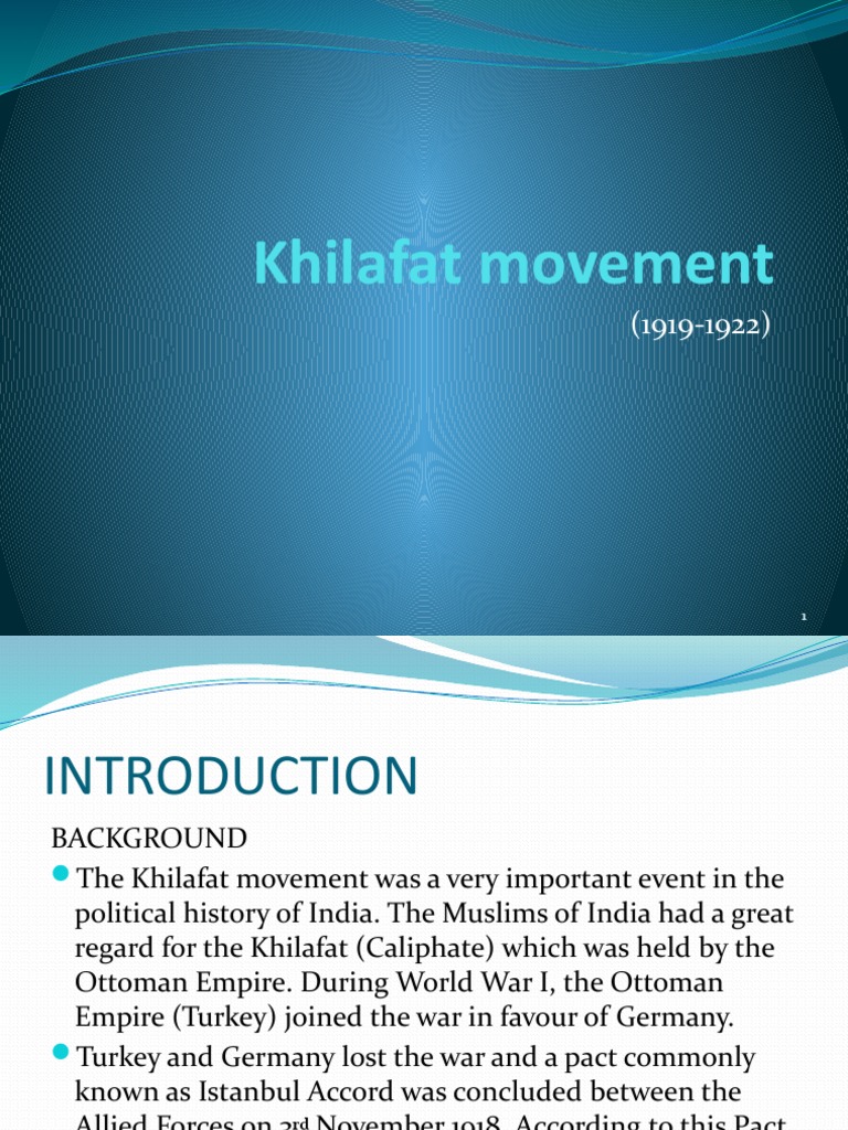 Khilafat Movement Overview | PDF | Caliphate