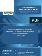 Presentasi Perubahan RKPD Kab - Pinrang 2021