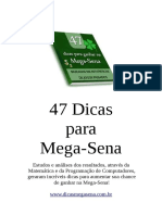 47 Dicas para Aumentar Suas Chances Na Mega-Sena - Laércio Damião Do Nascimento Barros