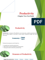 Productivity: Chapter Two-Text Book