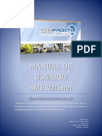 Manual de Usuario SMPROG.net - Sistema de Mantenimiento Programado