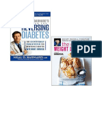 Dr. Neal Barnard's Program For Reversing Diabetes, The Diabetes Weight Loss Diet 2 Books Collection Set