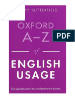 Oxford A-Z of English Usage - Jeremy Butterfield