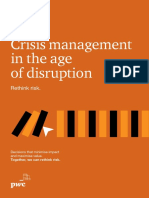 Crisis Management Age of Disruption