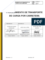 Procedimiento de Transporte de Carga Por Carretera TRB