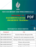 Hazardous Gas Awareness & h2s Training - Rev. 03 - English