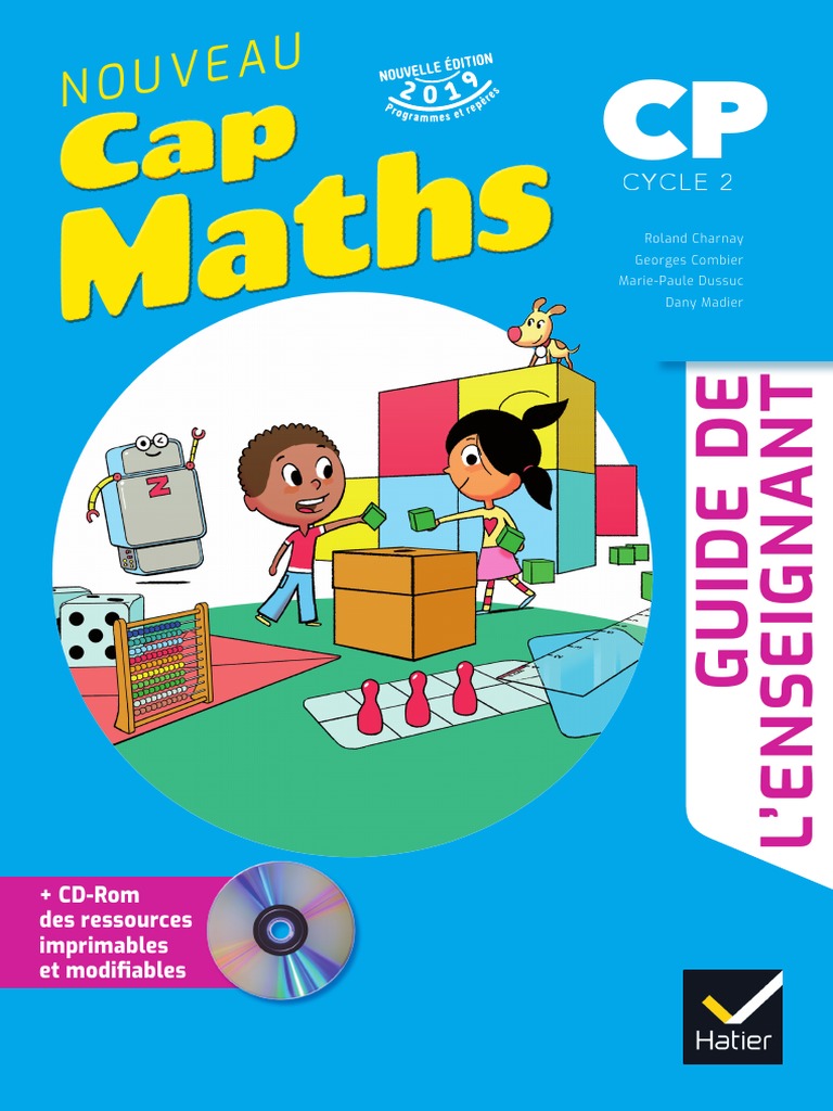 Page De Garde Cahier Mathématiques Cap Math Cap Maths CP Guide Peda-2021 | PDF | Mathématiques | Science