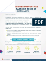 Disposiciones Preventivas ante casos de Covid-19 en mineria