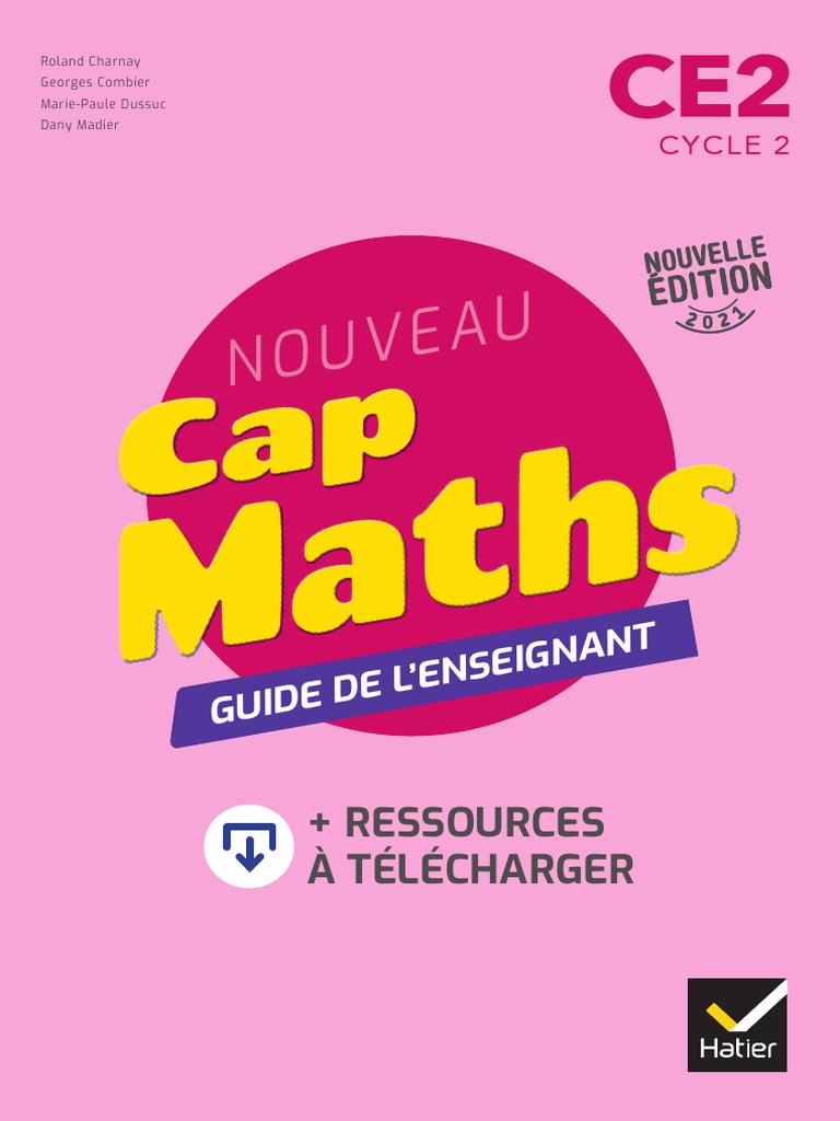 Page De Garde Cahier Mathématiques Cap Math Cap Maths CE2 2021pdf | PDF | Mathématiques