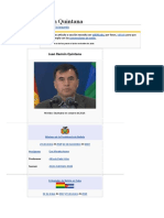 Juan Ramón Quintana político y militar boliviano