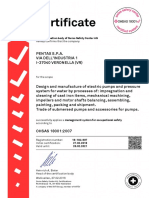 Pentax - OHSAS18001 (Sicurezza)