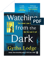 Watching From The Dark: The Gripping New Crime Thriller From The Richard and Judy Bestselling Author - Gytha Lodge