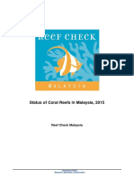 Status of Coral Reefs in Malaysia, 2015
