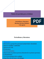 Puntos de Partida para El Debate